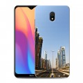 Дизайнерский силиконовый с усиленными углами чехол для Xiaomi RedMi 8A дубай