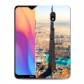 Дизайнерский силиконовый с усиленными углами чехол для Xiaomi RedMi 8A дубай