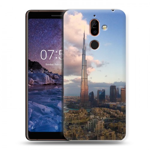 Дизайнерский пластиковый чехол для Nokia 7 Plus дубай