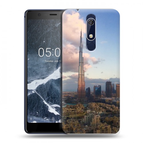 Дизайнерский пластиковый чехол для Nokia 5.1 дубай