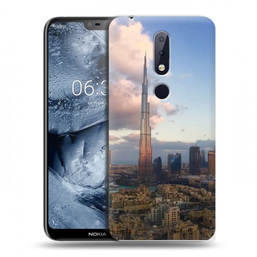 Дизайнерский силиконовый чехол для Nokia 6.1 Plus дубай