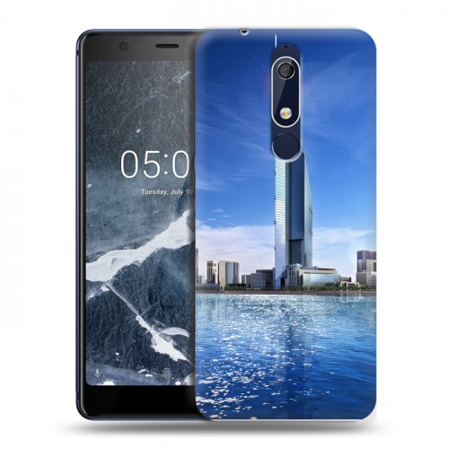 Дизайнерский пластиковый чехол для Nokia 5.1 дубай