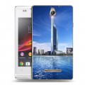 Дизайнерский пластиковый чехол для Sony Xperia E дубай