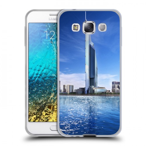 Дизайнерский пластиковый чехол для Samsung Galaxy E5 дубай