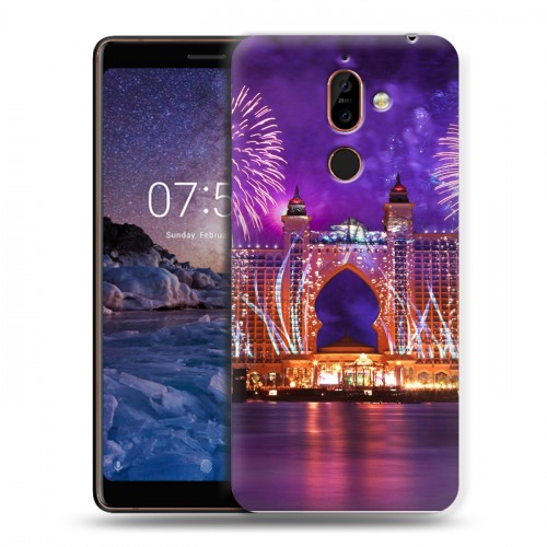 Дизайнерский пластиковый чехол для Nokia 7 Plus дубай