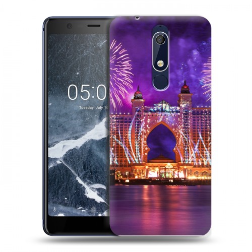 Дизайнерский пластиковый чехол для Nokia 5.1 дубай