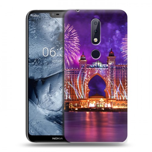 Дизайнерский пластиковый чехол для Nokia 6.1 Plus дубай