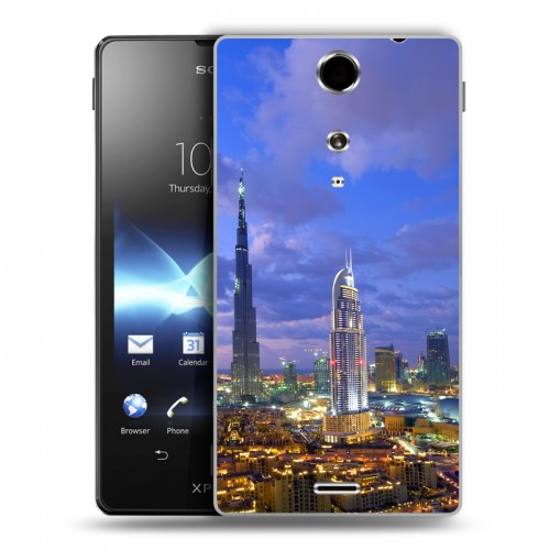 Дизайнерский пластиковый чехол для Sony Xperia TX дубай