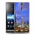 Дизайнерский пластиковый чехол для Sony Xperia S дубай