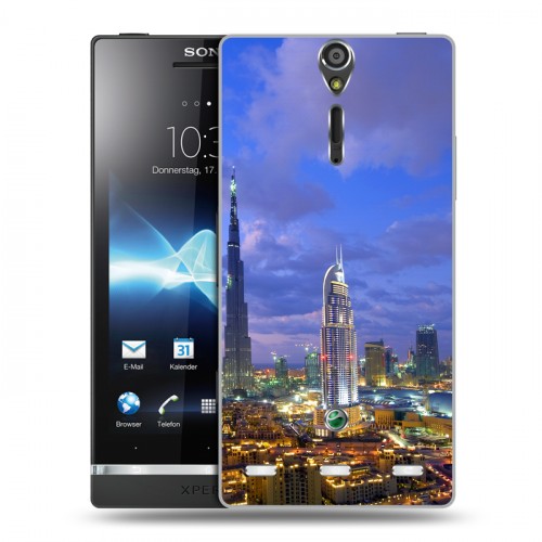 Дизайнерский пластиковый чехол для Sony Xperia S дубай