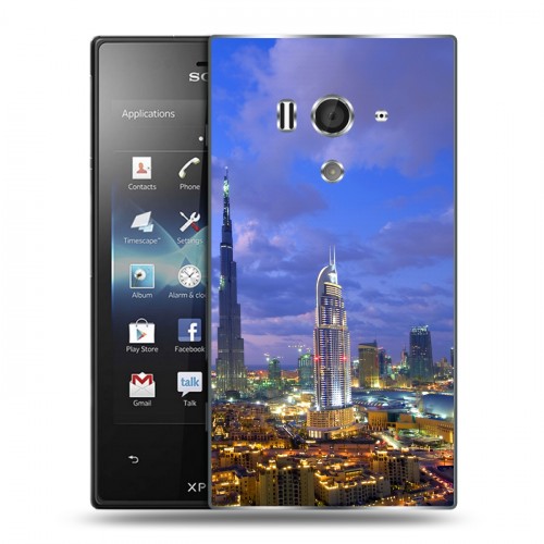 Дизайнерский пластиковый чехол для Sony Xperia acro S дубай