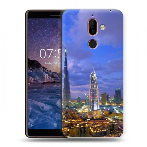 Дизайнерский пластиковый чехол для Nokia 7 Plus дубай