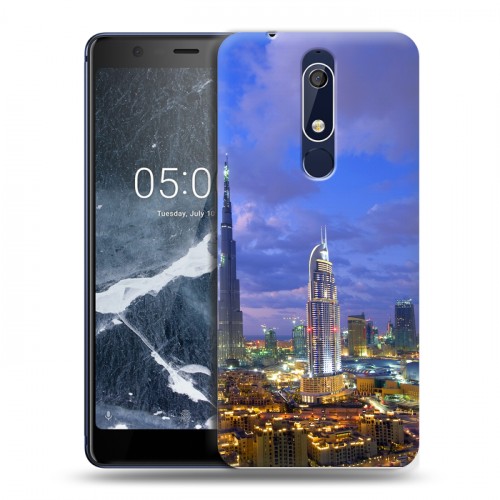 Дизайнерский пластиковый чехол для Nokia 5.1 дубай