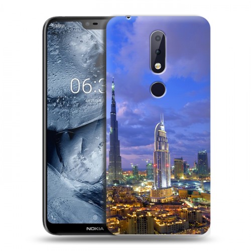 Дизайнерский пластиковый чехол для Nokia 6.1 Plus дубай