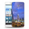 Дизайнерский пластиковый чехол для Huawei Ascend D2 дубай