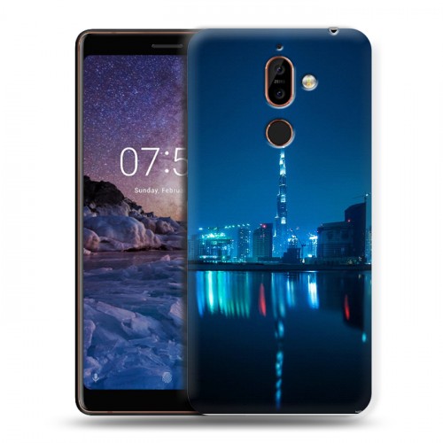 Дизайнерский пластиковый чехол для Nokia 7 Plus дубай