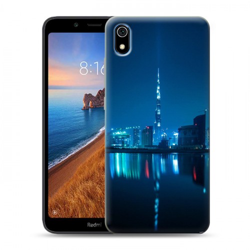 Дизайнерский силиконовый чехол для Xiaomi RedMi 7A дубай