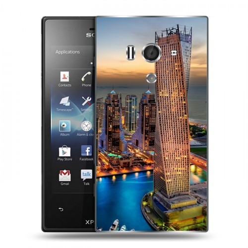 Дизайнерский пластиковый чехол для Sony Xperia acro S дубаи