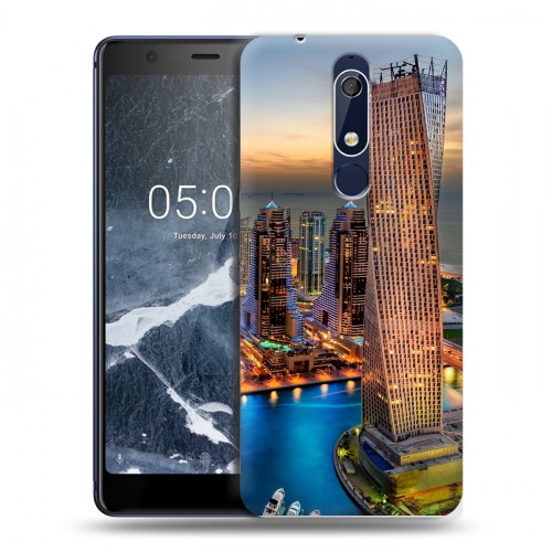 Дизайнерский пластиковый чехол для Nokia 5.1 дубаи