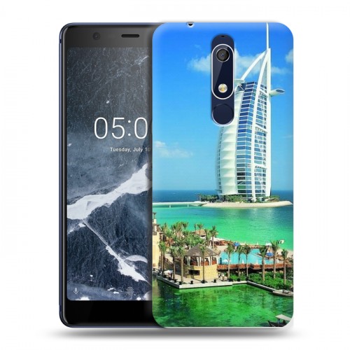 Дизайнерский пластиковый чехол для Nokia 5.1 дубаи