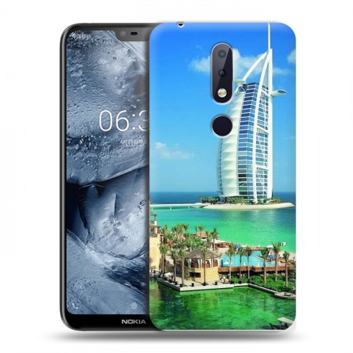 Дизайнерский силиконовый чехол для Nokia 6.1 Plus дубаи