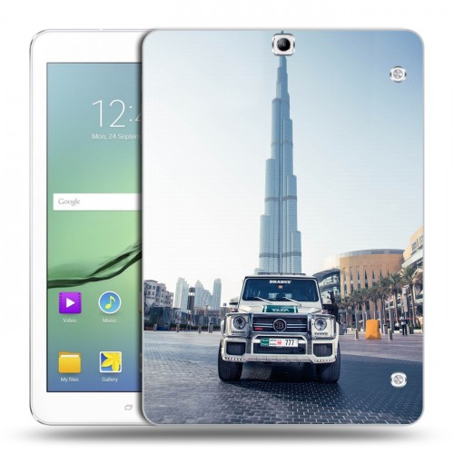 Дизайнерский силиконовый чехол для Samsung Galaxy Tab S2 9.7 дубаи
