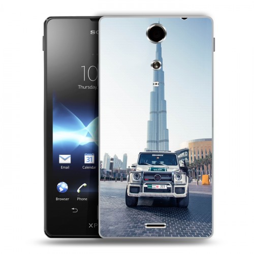 Дизайнерский пластиковый чехол для Sony Xperia TX дубаи