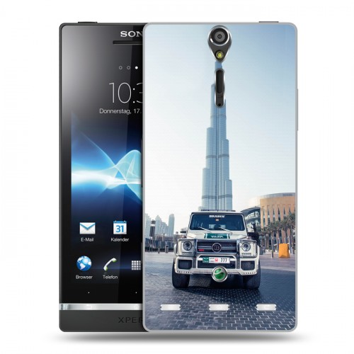 Дизайнерский пластиковый чехол для Sony Xperia S дубаи