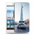 Дизайнерский пластиковый чехол для Huawei Ascend D2 дубаи