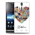 Дизайнерский пластиковый чехол для Sony Xperia S Лондон