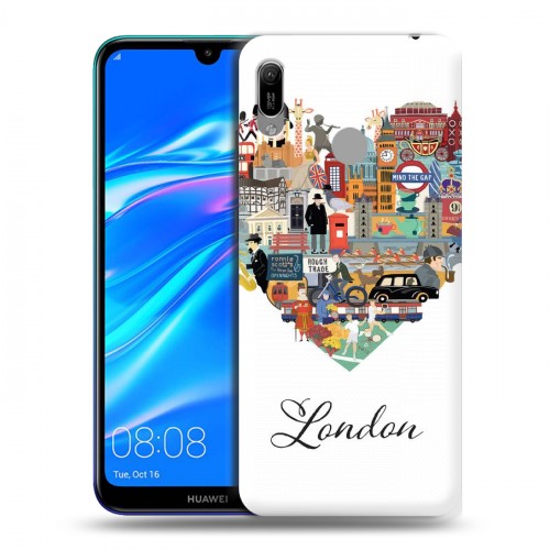 Дизайнерский пластиковый чехол для Huawei Y6 (2019) Лондон