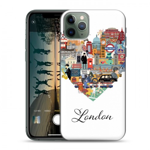 Дизайнерский пластиковый чехол для Iphone 11 Pro Max Лондон
