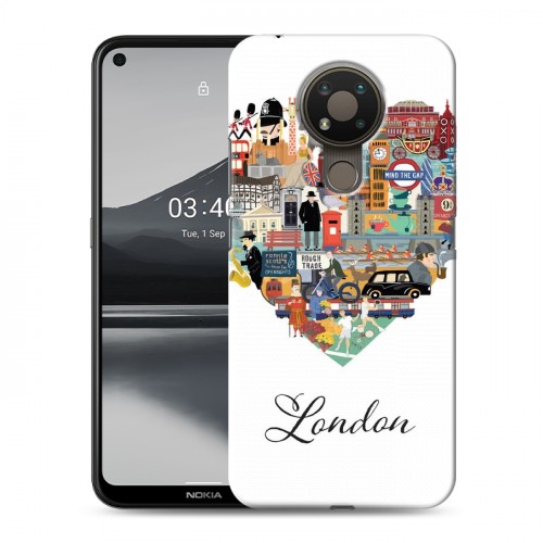 Дизайнерский силиконовый чехол для Nokia 3.4 Лондон