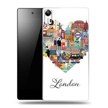 Дизайнерский силиконовый чехол для Lenovo Vibe Shot Лондон (на заказ)
