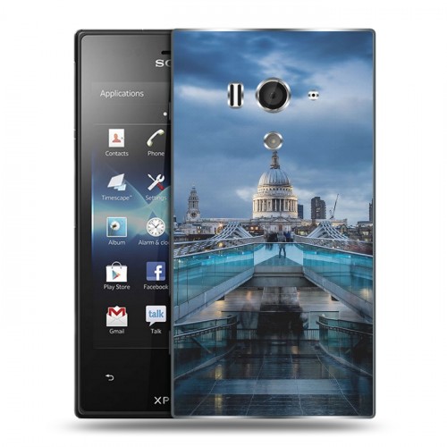 Дизайнерский пластиковый чехол для Sony Xperia acro S Лондон