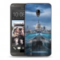 Дизайнерский пластиковый чехол для HTC Desire 700 Лондон