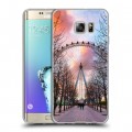 Дизайнерский пластиковый чехол для Samsung Galaxy S6 Edge Plus Лондон