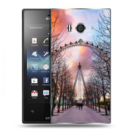 Дизайнерский пластиковый чехол для Sony Xperia acro S Лондон