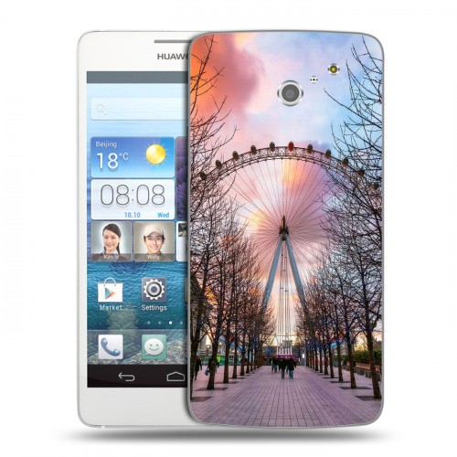 Дизайнерский пластиковый чехол для Huawei Ascend D2 Лондон