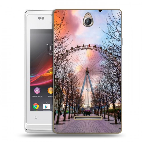 Дизайнерский пластиковый чехол для Sony Xperia E Лондон