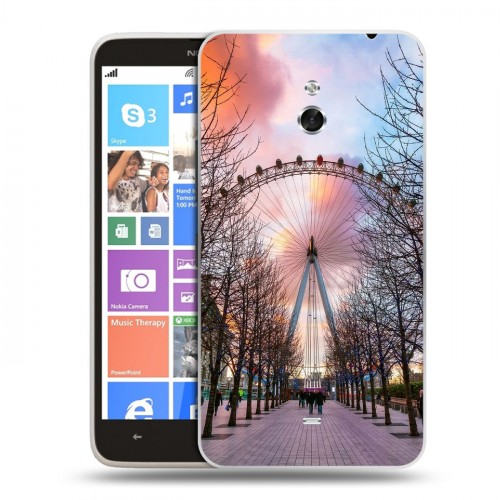 Дизайнерский пластиковый чехол для Nokia Lumia 1320 Лондон