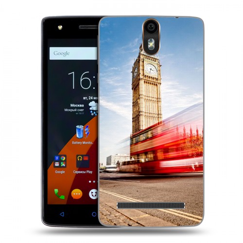 Дизайнерский силиконовый чехол для Wileyfox Storm Лондон