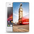 Дизайнерский пластиковый чехол для Sony Xperia E Лондон