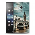 Дизайнерский пластиковый чехол для Sony Xperia acro S Лондон