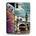 Дизайнерский силиконовый чехол для Iphone Xs Max Лондон