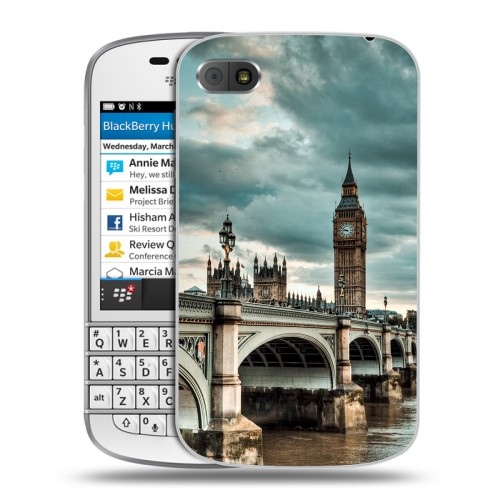 Дизайнерский пластиковый чехол для BlackBerry Q10 Лондон
