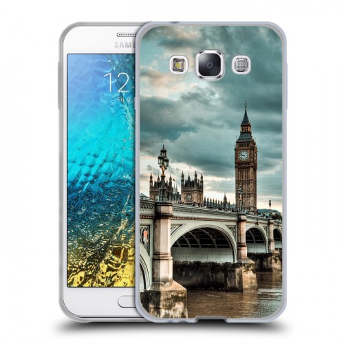 Дизайнерский пластиковый чехол для Samsung Galaxy E5 Лондон