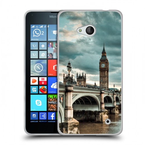 Дизайнерский пластиковый чехол для Microsoft Lumia 640 Лондон