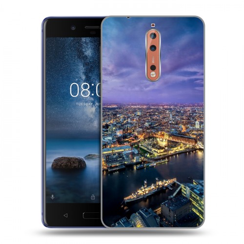 Дизайнерский пластиковый чехол для Nokia 8 Лондон