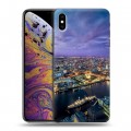 Дизайнерский силиконовый чехол для Iphone Xs Max Лондон